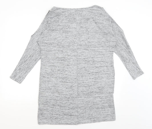 Dorothy Perkins Womens Grey   T-Shirt Dress  Size 12