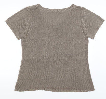 F&F Womens Brown   Basic T-Shirt