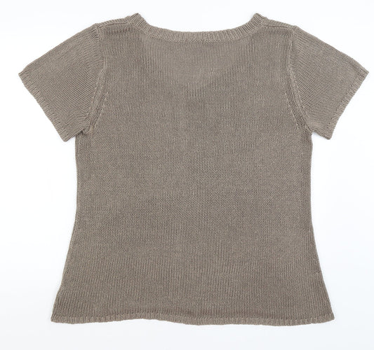 F&F Womens Brown   Basic T-Shirt