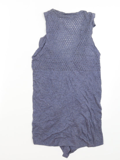 New Look Womens Blue   Vest Jumper Size 8