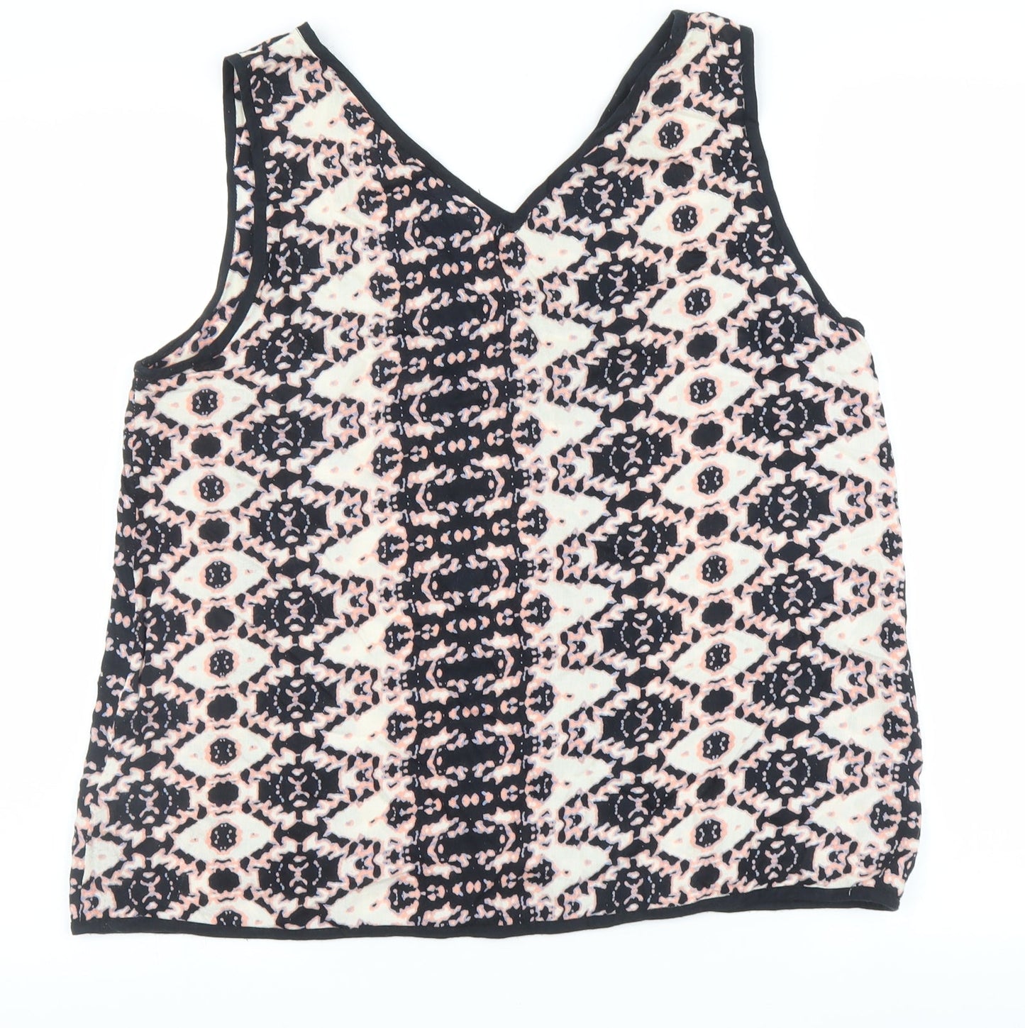Womens UK Size M Fransa Multicoloured Basic Tank