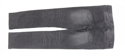 Livergy Womens Black   Straight Jeans Size 10 L33.5 in