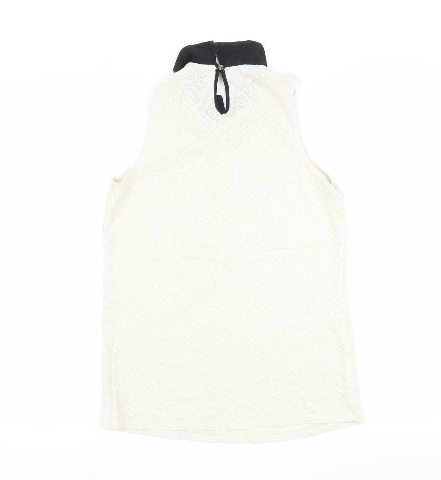 Womens UK Size 8 NEXT White Basic Tank