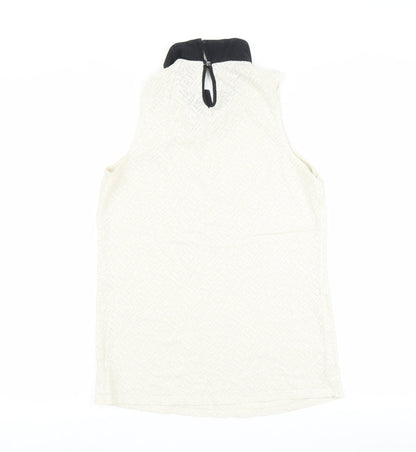 Womens UK Size 8 NEXT White Basic Tank
