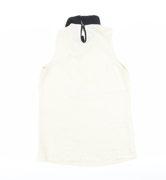Womens UK Size 8 NEXT White Basic Tank