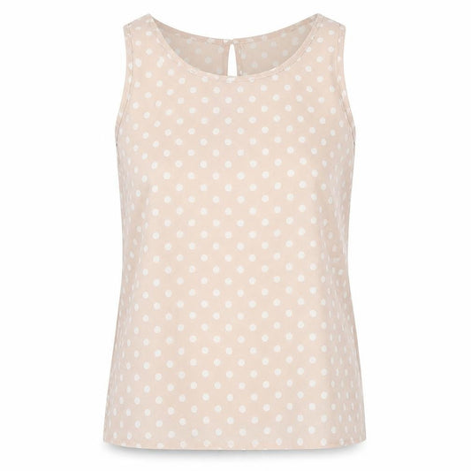 Womens UK Size 8 Cameo Rose Pink Basic Tank