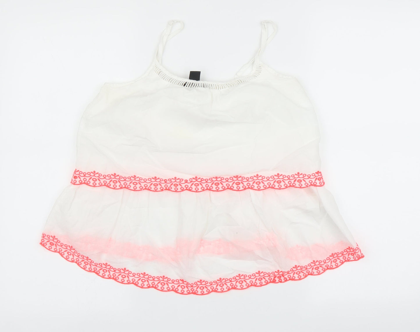 Atmosphere Womens White   Basic Tank Size 6