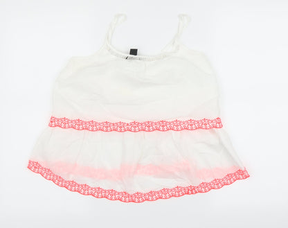 Atmosphere Womens White   Basic Tank Size 6