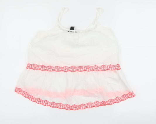 Atmosphere Womens White   Basic Tank Size 6