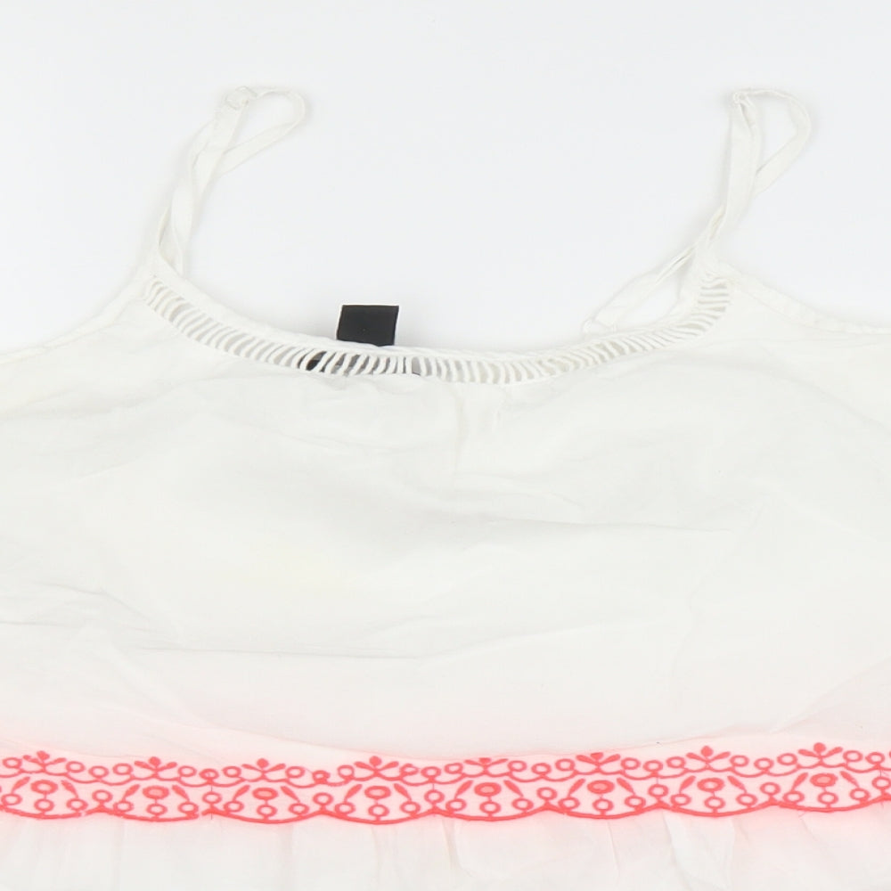 Atmosphere Womens White   Basic Tank Size 6