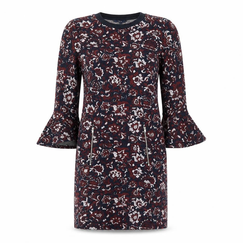 NEXT Womens Multicoloured Floral  Jumper Dress  Size 6