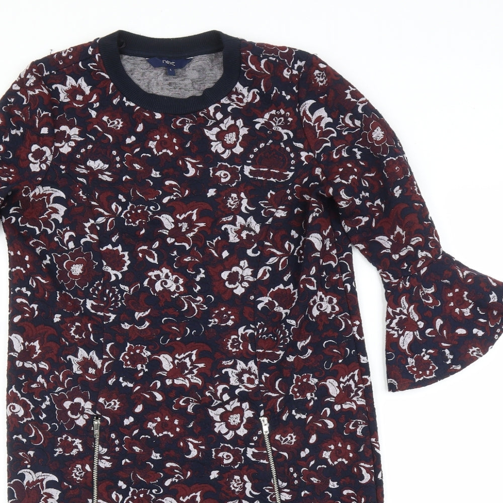 NEXT Womens Multicoloured Floral  Jumper Dress  Size 6