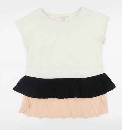 Womens UK Size 6 NEXT Multicoloured Basic T-Shirt