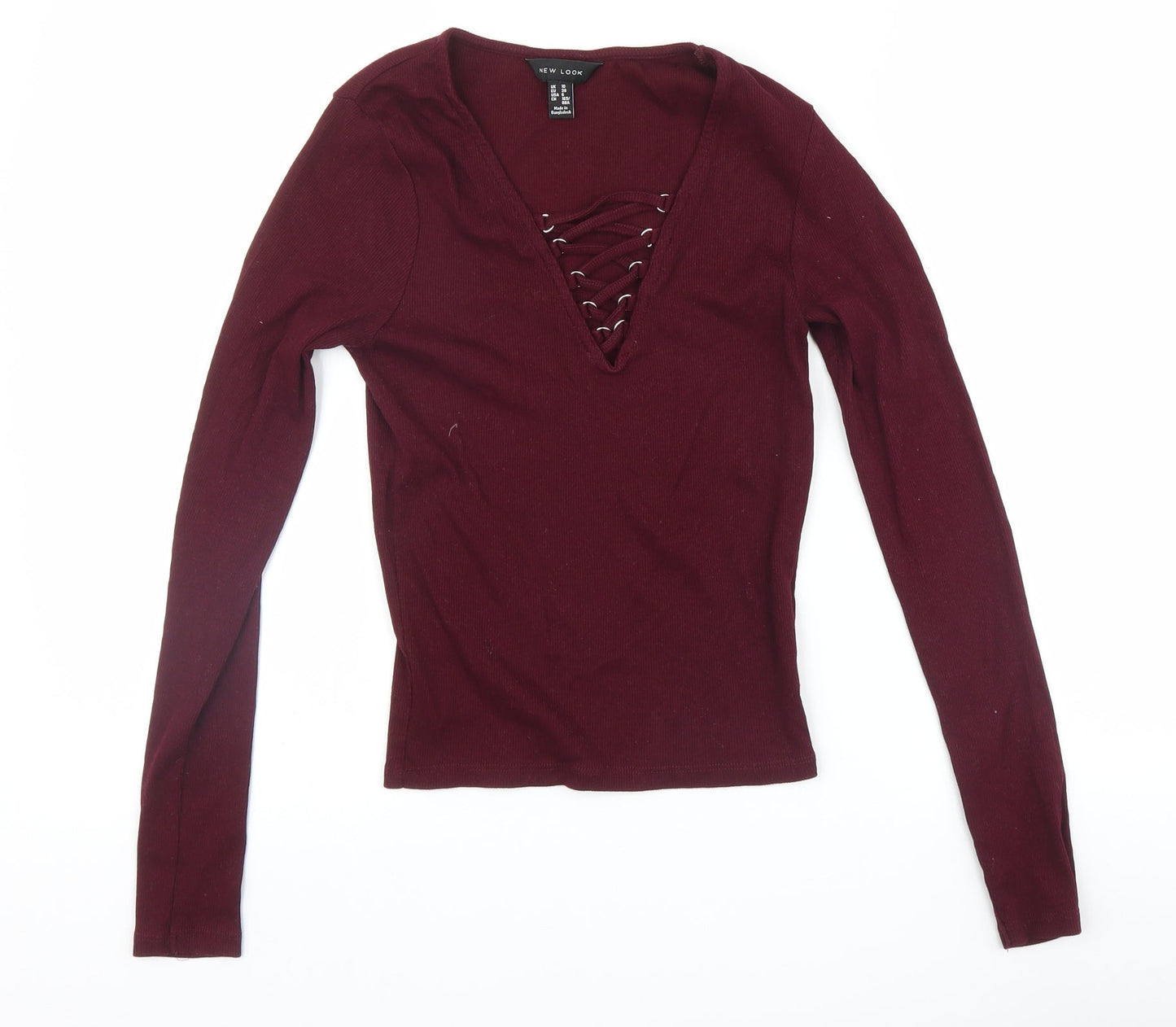 Womens UK Size 10 New Look Purple Pullover Jumper