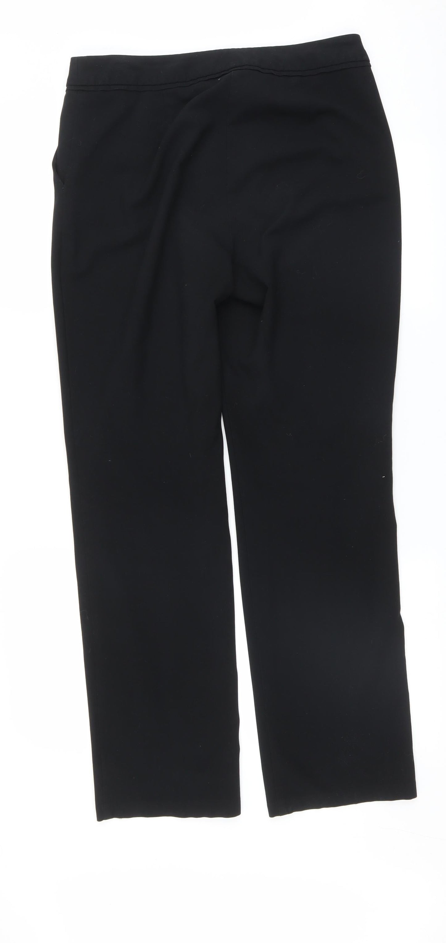 Womens UK Size 10 Marks and Spencer Regular Fit  Black Trousers