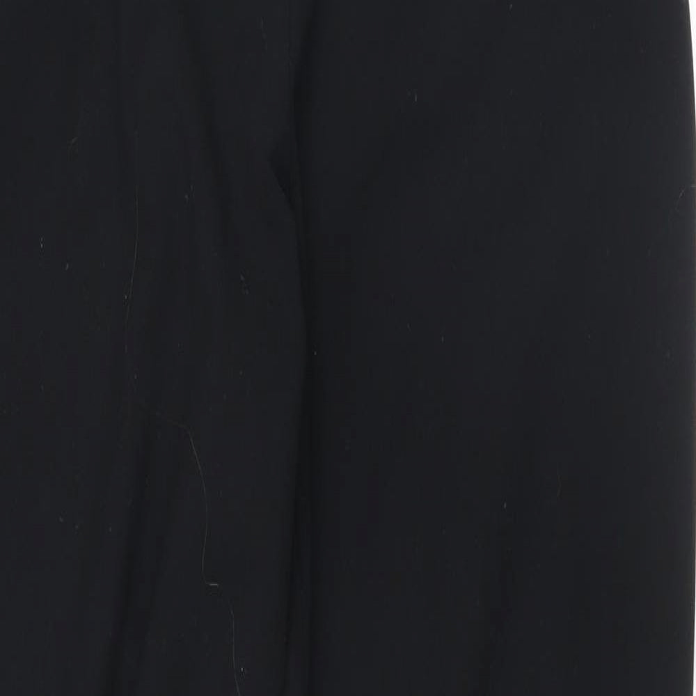 Womens UK Size 10 Marks and Spencer Regular Fit  Black Trousers