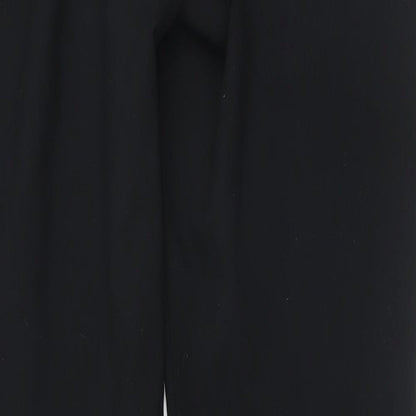 Womens UK Size 10 Marks and Spencer Regular Fit  Black Trousers