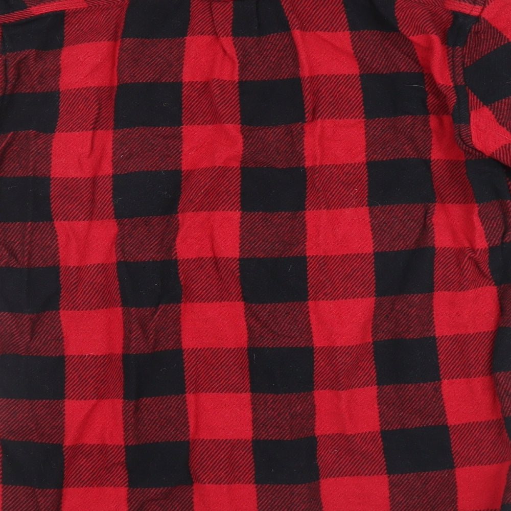 Primark Mens Purple Check   Button-Up Size S