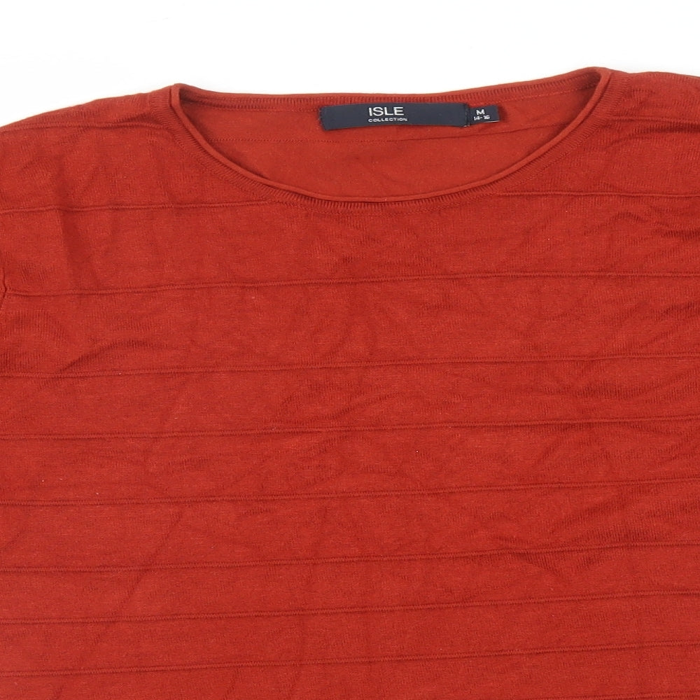 Womens UK Size M EWM Red Pullover Jumper