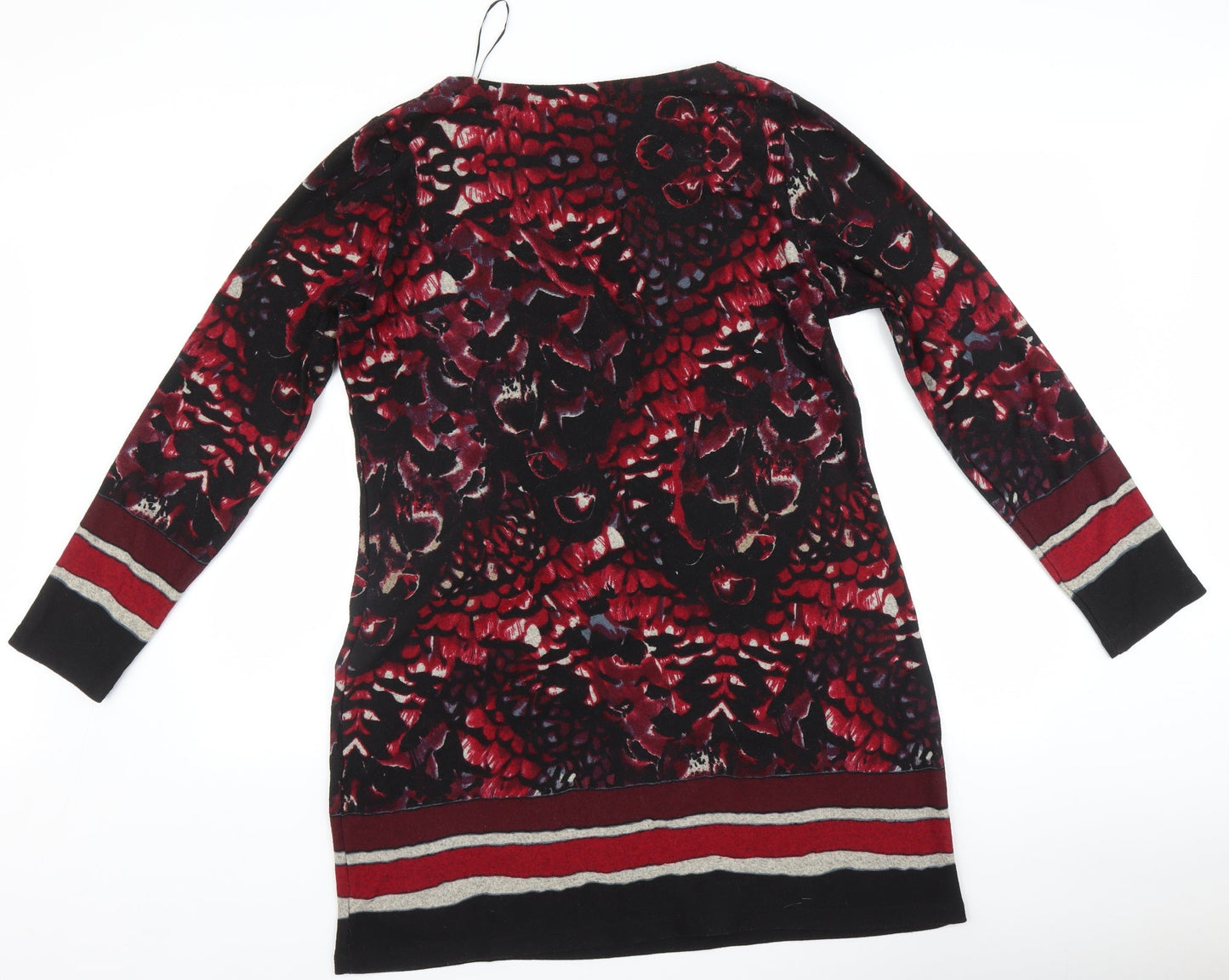 Alexara Womens Red Fair Isle  Jacket Dress  Size L