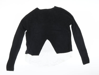 Womens UK Size 10 New Look Black Pullover Jumper