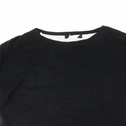 Womens UK Size 10 New Look Black Pullover Jumper