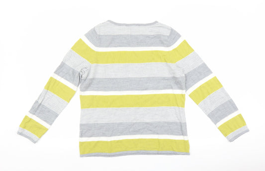 Womens UK Size 14 Bonmarché Multicoloured Pullover Jumper