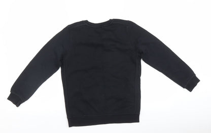 Marks and Spencer Boys Black   Pullover Sweatshirt Size 9-10 Years