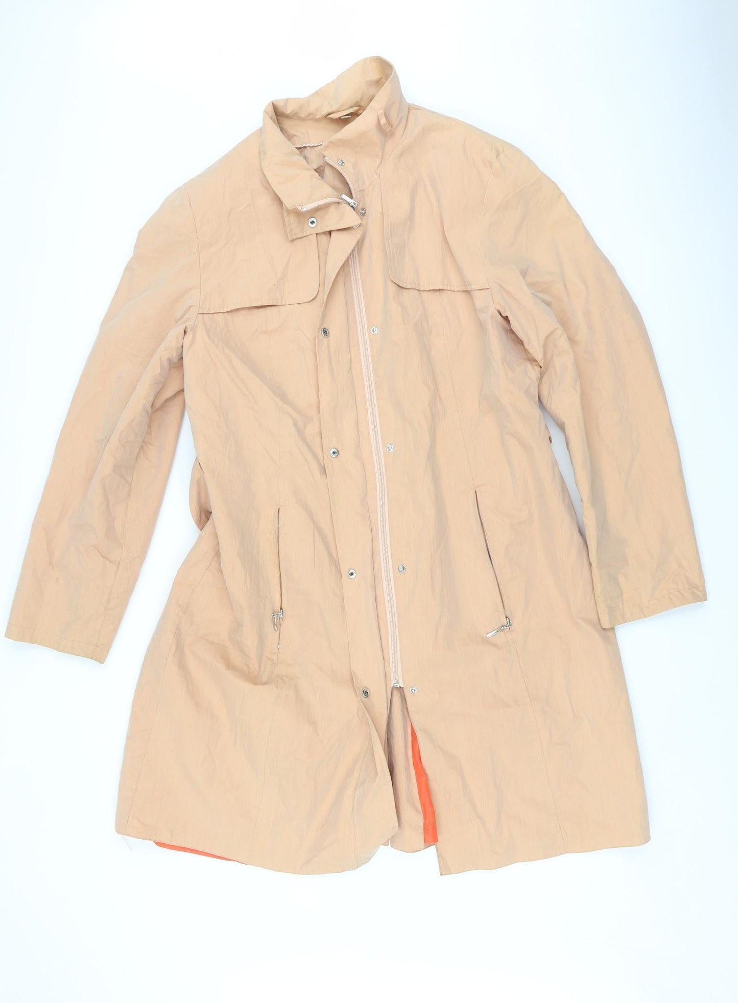 Womens UK Size 14 Preworn Pink Anorak Coat