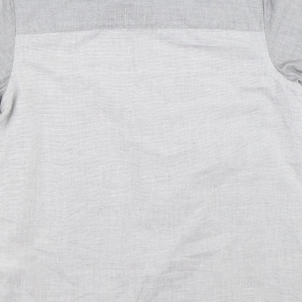 Matalan Boys Grey   Basic Button-Up Size 9 Years