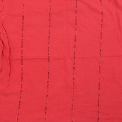 George Boys Red   Basic T-Shirt Size 12-13 Years