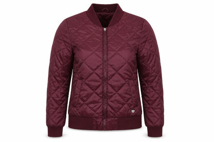 Womens UK Size 14 Lee Cooper Red Quilted Coat