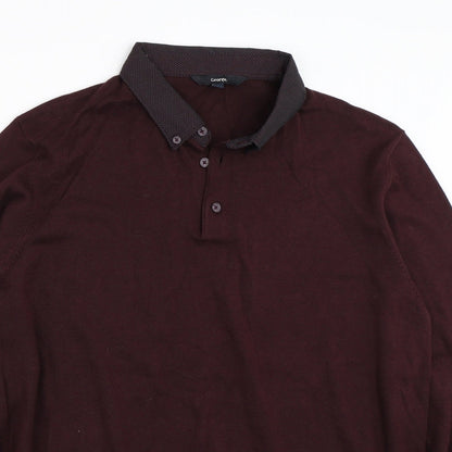 George Womens Red   Pullover Jumper Size L