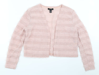 Womens UK Size M New Look Pink Cardigan Jumper