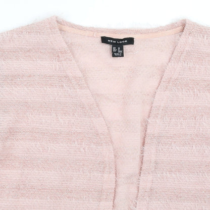 Womens UK Size M New Look Pink Cardigan Jumper