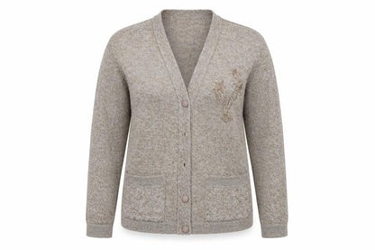 Cane Womens Brown   Cardigan Jumper Size M