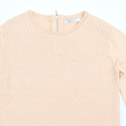 Womens UK Size 8 Marks and Spencer Pink Pullover Jumper