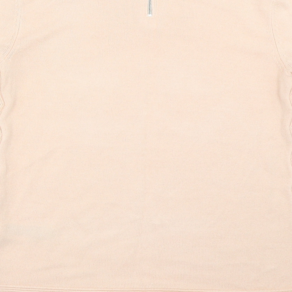 Womens UK Size 8 Marks and Spencer Pink Pullover Jumper