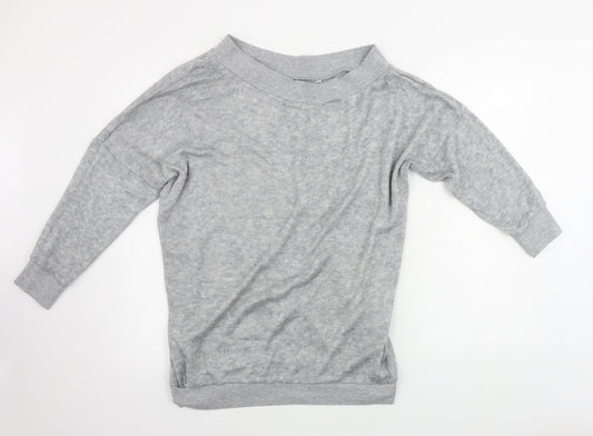 Womens UK Size S Preworn Grey Pullover Jumper