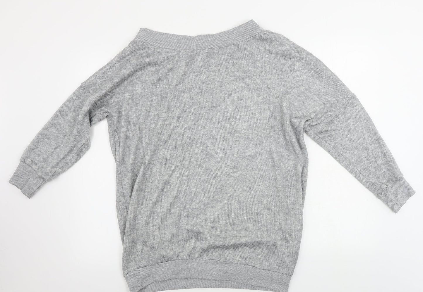 Womens UK Size S Preworn Grey Pullover Jumper