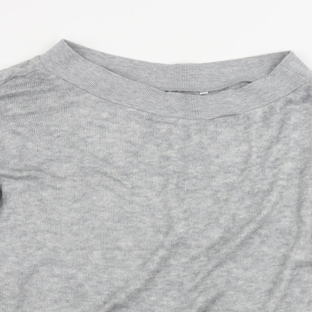 Womens UK Size S Preworn Grey Pullover Jumper