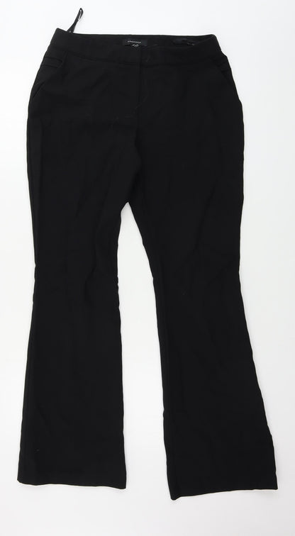 Womens UK Size 10 Atmosphere Regular Fit  Black Trousers