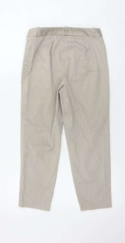 Womens UK Size 8 Marks and Spencer Regular Fit  Beige Trousers