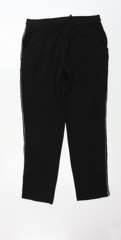 Womens UK Size 14 Peacocks Regular Fit  Black Trousers