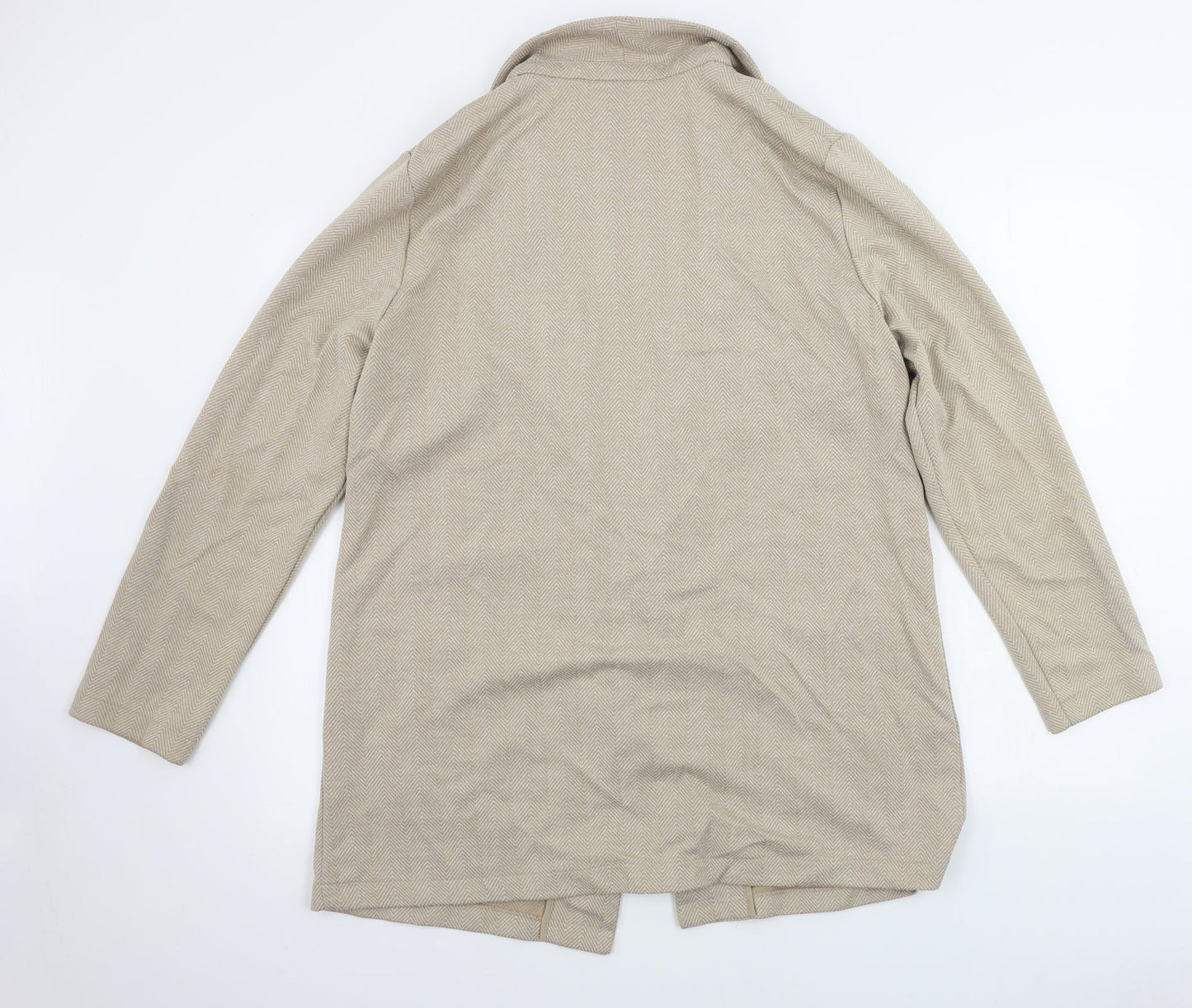 Womens UK Size L H&M Beige Cardigan Jumper