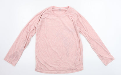 Womens UK Size 6 love to lounge Pink Pullover Jumper