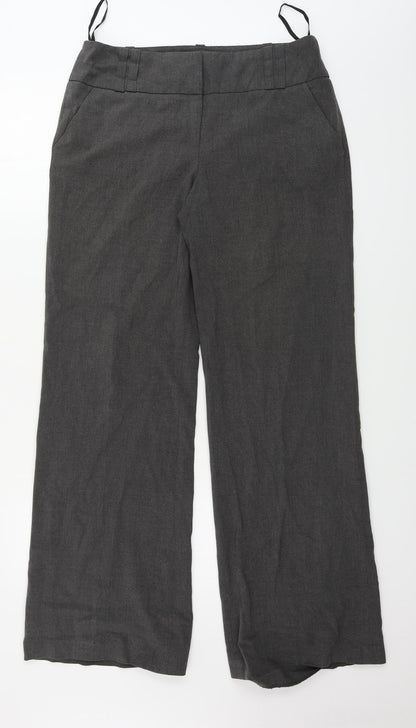 Womens UK Size 12 Red Herring Regular Fit  Grey Trousers