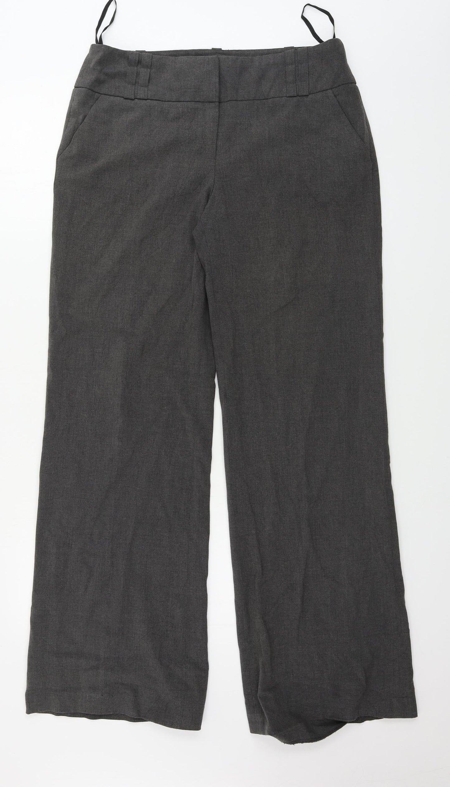 Red Herring  Womens Grey   Trousers  Size 12 L29 in