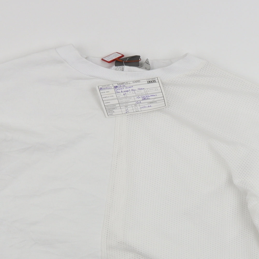 Womens UK Size M ASOS White Pullover Jumper