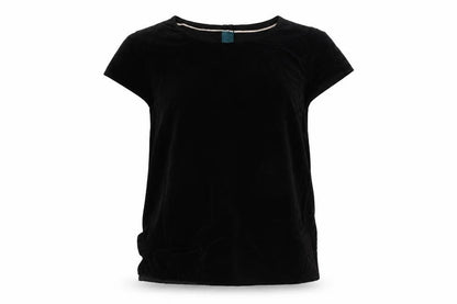 Front view of Marks & Spencer girls’ black jumper, size 12-13, years